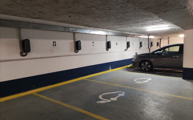 Installation de bornes de recharge pour un hôtel